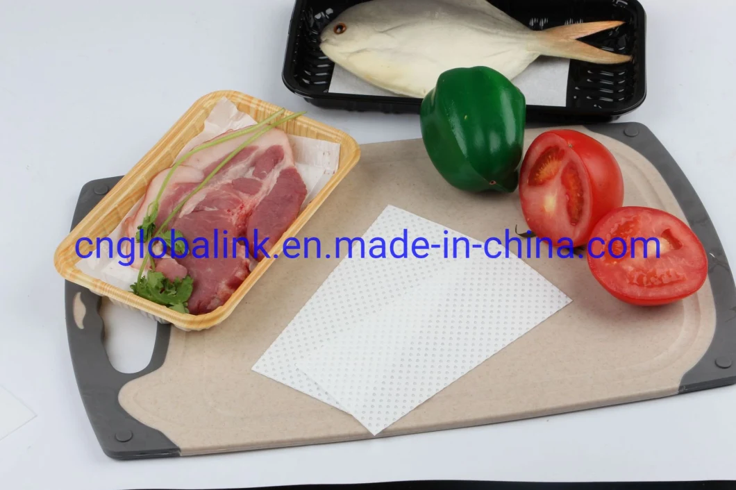 Tray Use Meat Packing Pad Disposable Pad with White Color