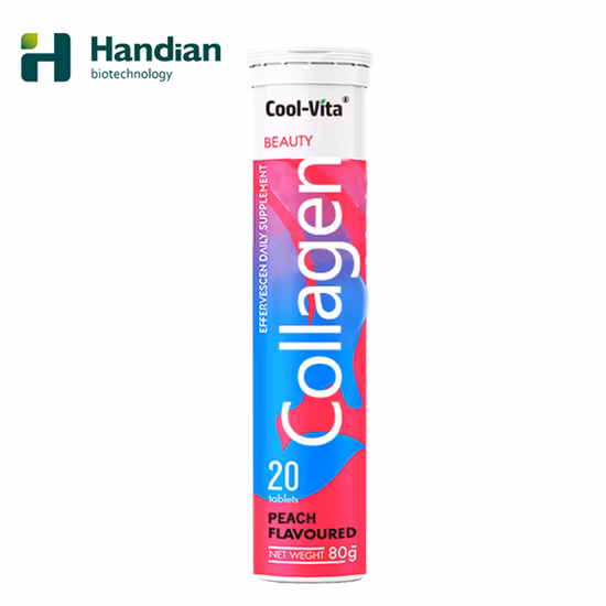 Integratore per bevande sanitarie, pillole sbiancanti per la pelle, compressa effervescente di collagene vitaminico di bellezza per donne