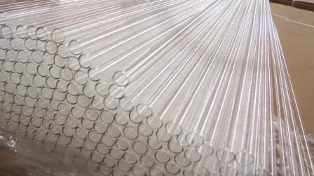 Tubo in vetro borosilicato medicale neutro trasparente o ambrato